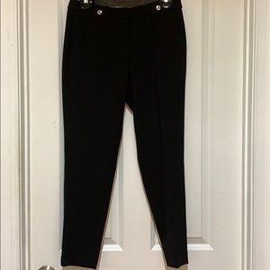 White House Black Market Black Tapered Ankle Pants